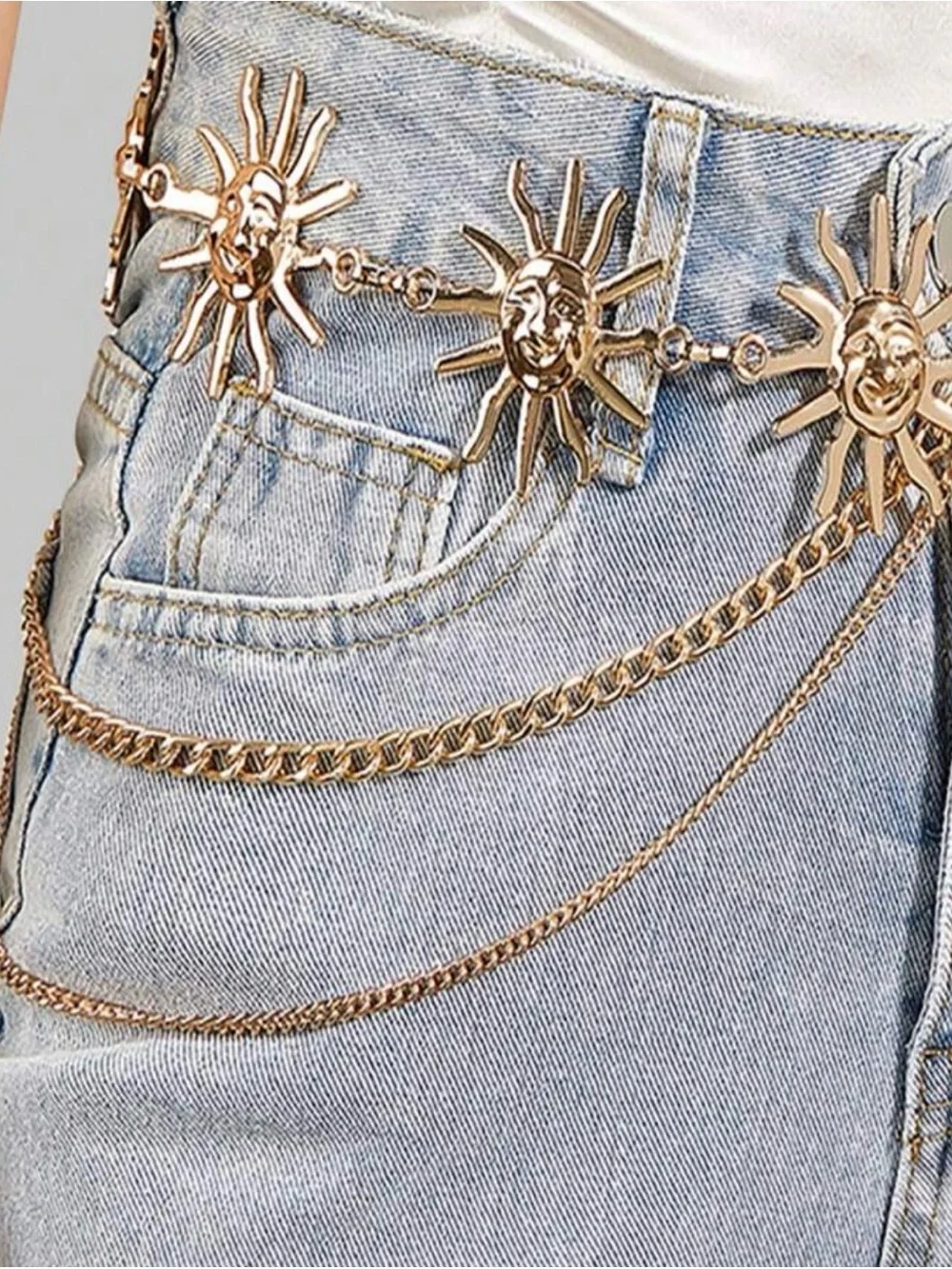 Anthropologie gold tone